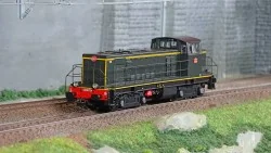 R37 HO41104 Locomotive diesel 040 DE 704, SNCF, livrée verte et bandes oranges, dépôt Noisy Rail 37 - R37 R37_HO41104 - 1