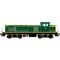 R37_HO41110-R37 HO41110 BB 63856 UM diesel locomotive, SNCF, green livery with yellow stripes, Portes depot