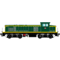 R37_HO41110-R37 HO41110 Locomotive diesel BB 63856 UM, SNCF, livrée verte et bandes jaunes, dépôt Portes