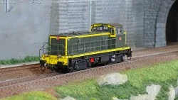 R37 HO41110 Locomotive diesel BB 63856 UM, SNCF, livrée verte et bandes jaunes, dépôt Portes Rail 37 - R37 R37_HO41110 - 1