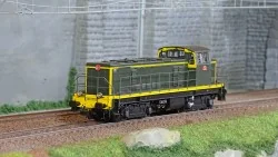 R37 HO41111DS Locomotive diesel BB63901 1.5Kv, SNCF, livrée verte et bandes jaunes, dépôt La Plaine, digital sonorisée Rail 37 -