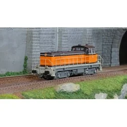 R37 HO41112 SNCF BB 63926 diesel locomotive, Orange livery, Villene...