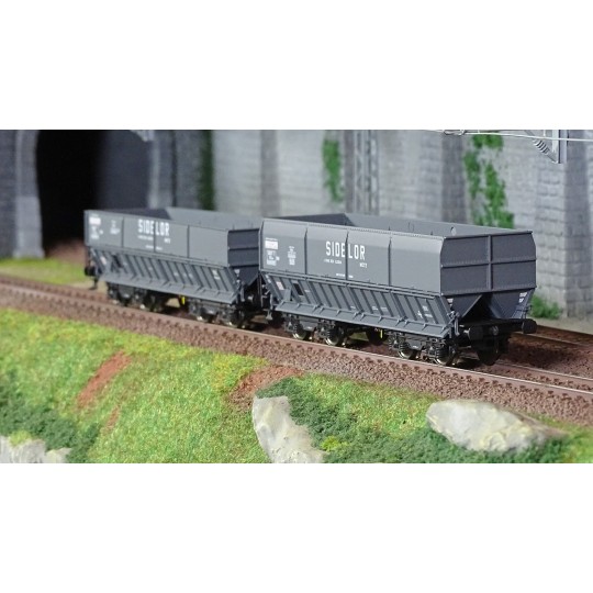 Lsm_31101-Ls Models 31101 Set de 2 wagons Trémies DM + DMH, SIDELOR