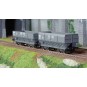 Lsm_31101-LS Models 31101 Set of 2 Hopper Wagons DM + DMH, SIDELOR