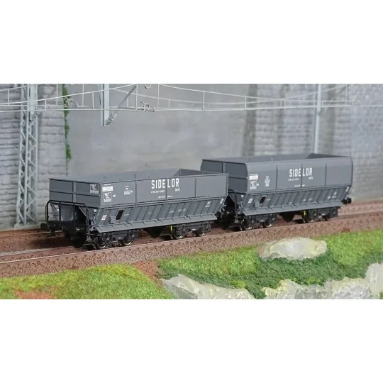 LS Models 31101 Set of 2 Hopper Wagons DM + DMH, SIDELOR Lsm_31101-LS Models 31101 Set of 2 Hopper Wagons DM + DMH, SIDELOR