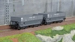 LS Models 31102 Set of 2 Hopper Wagons DM, DENAIN-ANZIN