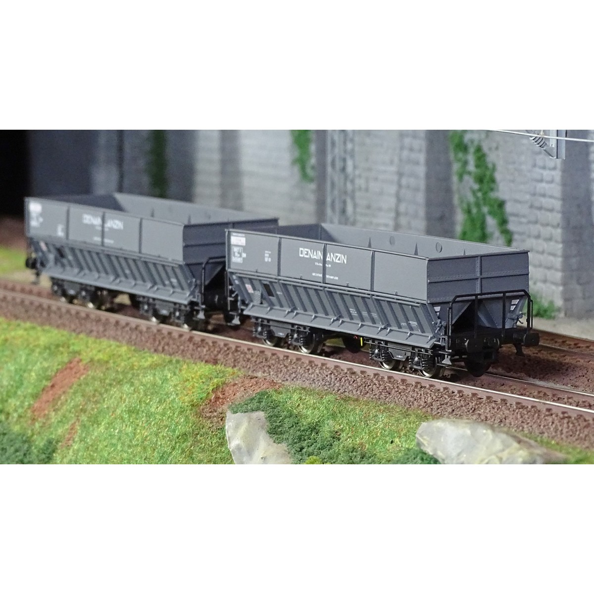 LS Models 31102 Set of 2 Hopper Wagons DM, DENAIN-ANZIN - Lsm_31102