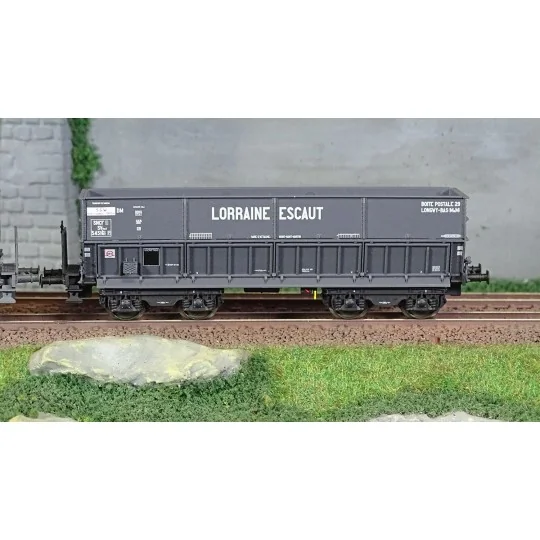 LS Models 31103 Set of 2 DM Hopper Wagons, Longwy Steel Works and L... Lsm_31103-LS Models 31103 Set of 2 DM Hopper Wagons, Longwy Steel Works and Lorraine Escaut