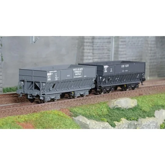 Lsm_31106-Ls Models 31106 Set de 2 wagons Trémies DM, MAXEVILLE et USINOR