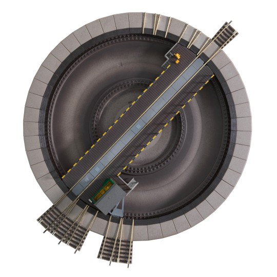 ROCO_6152-Fleischmann 6152 Pont tournant motorisé avec poste de commande