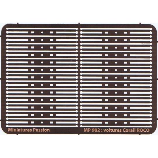 MP902-MP902 Lamelles de contact pour voitures Roco (13 paires)