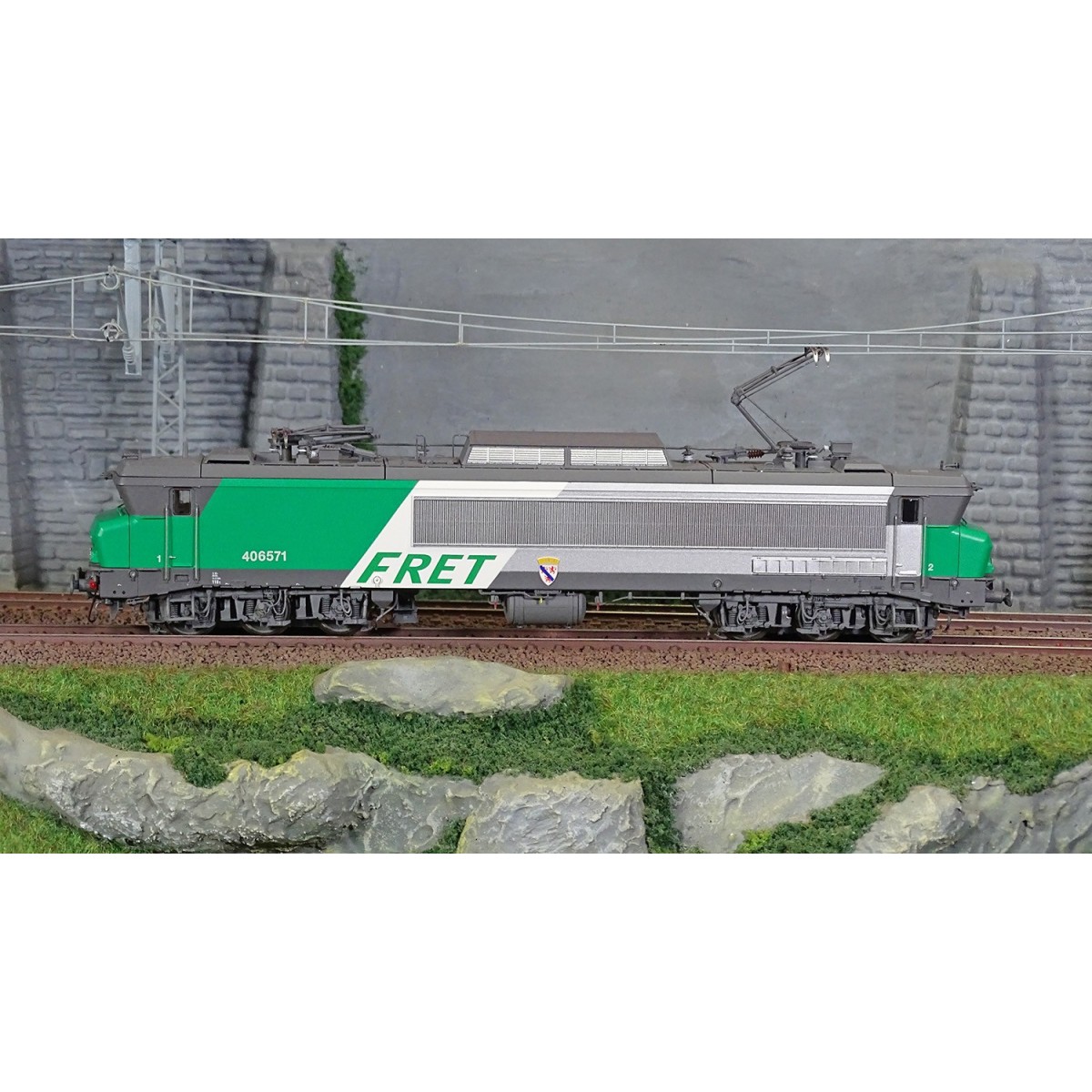 LS Models 10317 CC 6571 SNCF Electric Locomotive, Freight, Casquett...