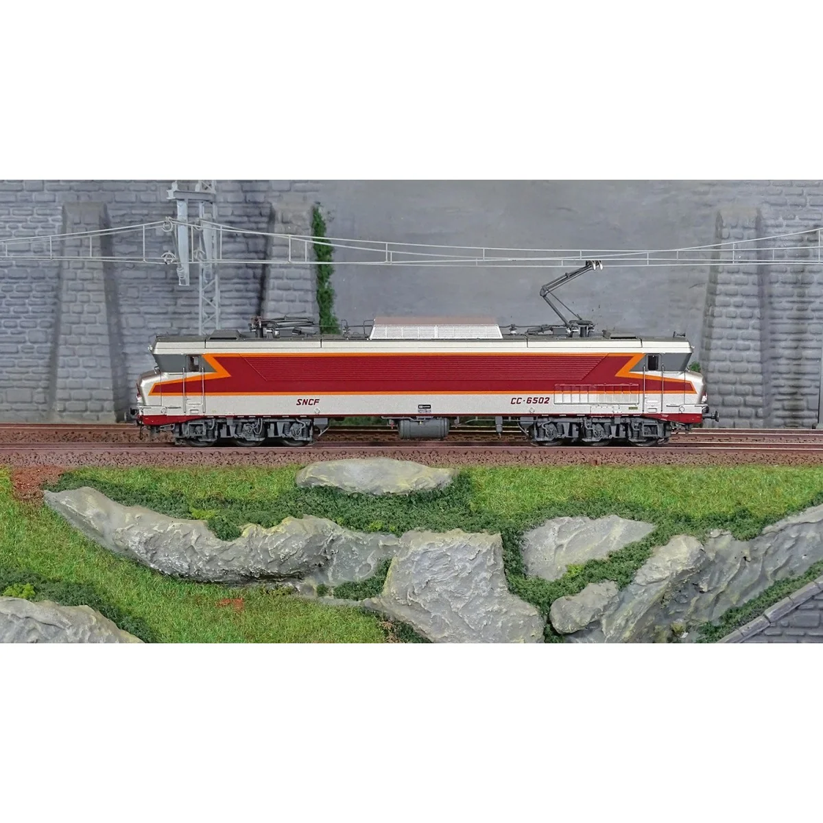 Ls Models 10320S Locomotive électrique CC 6502 SNCF, Arzens origine, logo Beffara, Digital sonore Ls models Lsm_10320S - 2