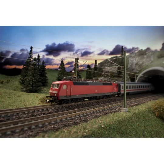 Trix_11150-MiniTrix 11150 Passenger Train Starter Set with Class 120 Electric, DB AG, N Scale