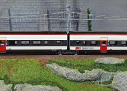 Trix 23283 Set of 2 Additional Cars 1st Class RABe 501 Giruno SBB