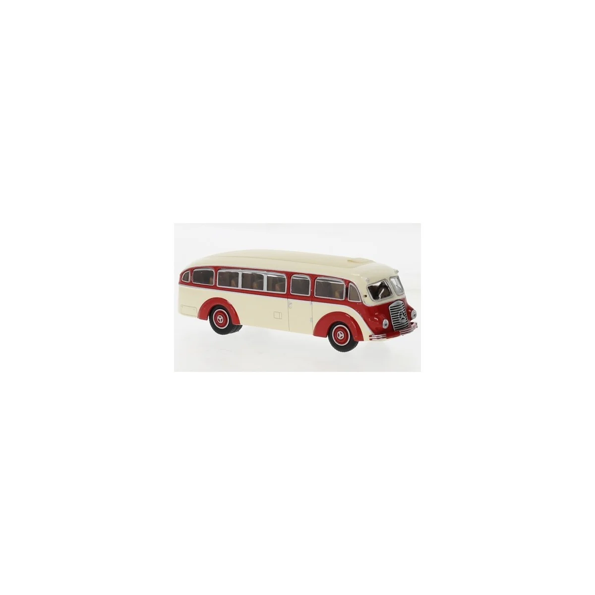 Brekina 52430 Mercedes Benz LO 3500 coach, light beige / red - Sai_...