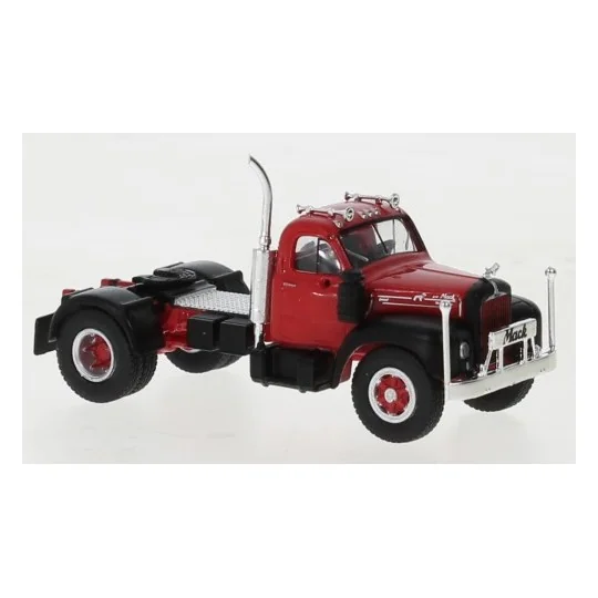 Sai_85975-Brekina 85975 Mack B 61 Tractor Truck, red/black
