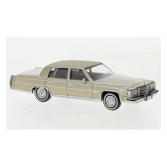 Sai_PCX870451-Brekina PCX870451 Cadillac Fleetwood Brougham, metallic beige