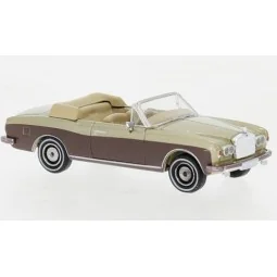 Brekina PCX870515 Rolls Royce Corniche convertible, metallic beige ...