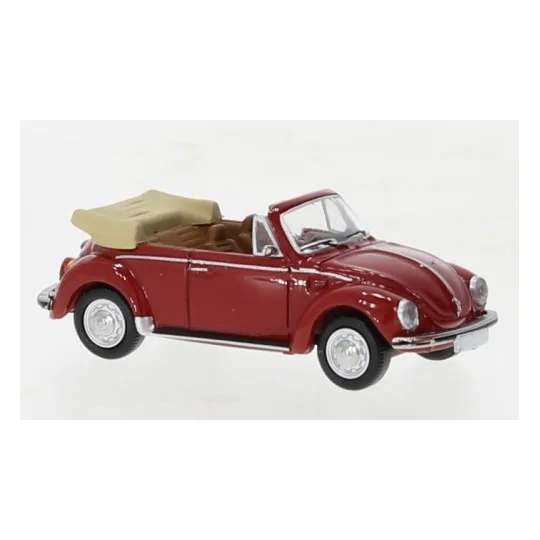 Sai_PCX870516-Brekina PCX870516 Volkswagen Coccinelle 1303 LS cabriolet, rouge