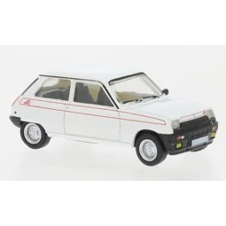 SAI 7222 Renault 5 Alpine car, white - Sai_7222