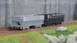 LS Models 31110 Set of 2 Hopper Wagons DM, SAULNES and Forges et Ac...