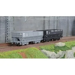 LS Models 31110 Set of 2 Hopper Wagons DM, SAULNES and Forges et Ac...