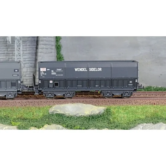 Lsm_31111-Ls Models 31111 Set de 2 wagons Trémies DMH, SIDELOR et WENDEL SIDELOR