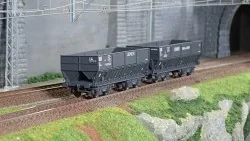 LS Models 31112 Set of 2 Hopper Wagons DM, USINOR and USINOR-LONGWY