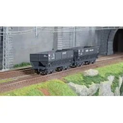 LS Models 31112 Set of 2 Hopper Wagons DM, USINOR and USINOR-LONGWY...