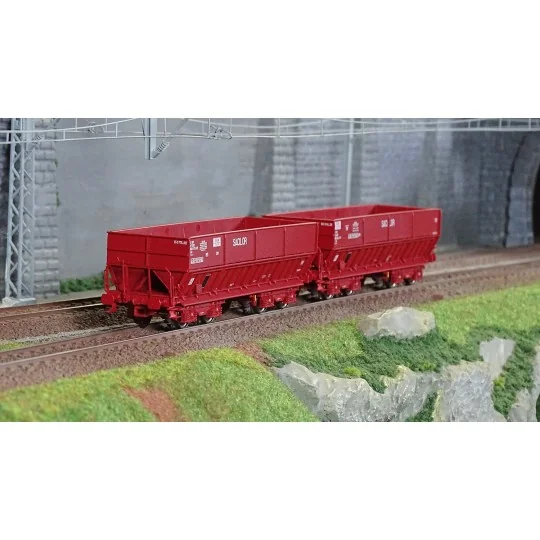 Lsm_31113-Ls Models 31113 Set de 2 wagons Trémies DM, SACILOR