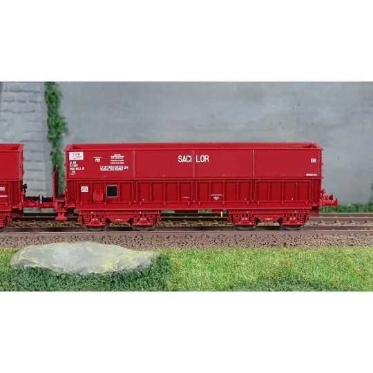 Lsm_31113-Ls Models 31113 Set de 2 wagons Trémies DM, SACILOR