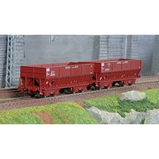 Lsm_31114-LS Models 31114 Set of 2 Hopper Wagons DM, COCKERILL SA REHON FACTORY