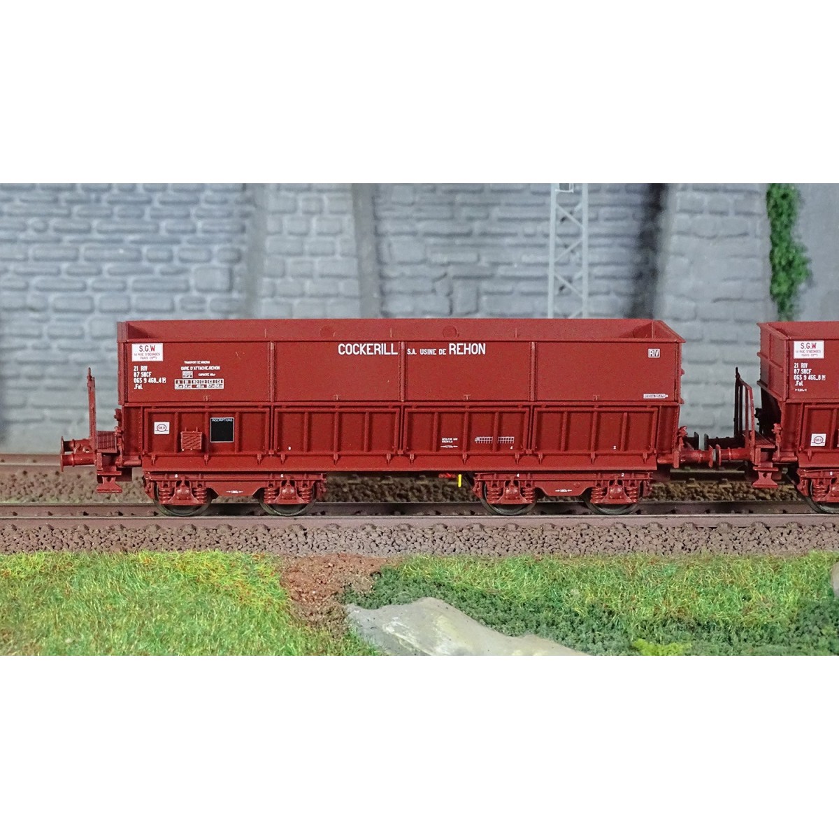 Ls Models 31114 Set de 2 wagons Trémies DM, COCKERILL S.A. USINE DE REHON Ls models Lsm_31114 - 2