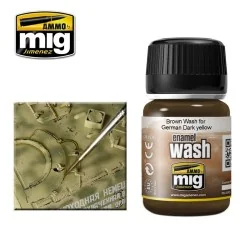 WASH brown for dark yellow German 35ml Mig