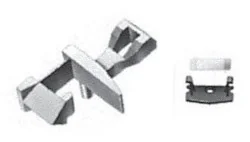 Fleischmann 9522 N scale standard hitch - Fleischmann - Fle_9522