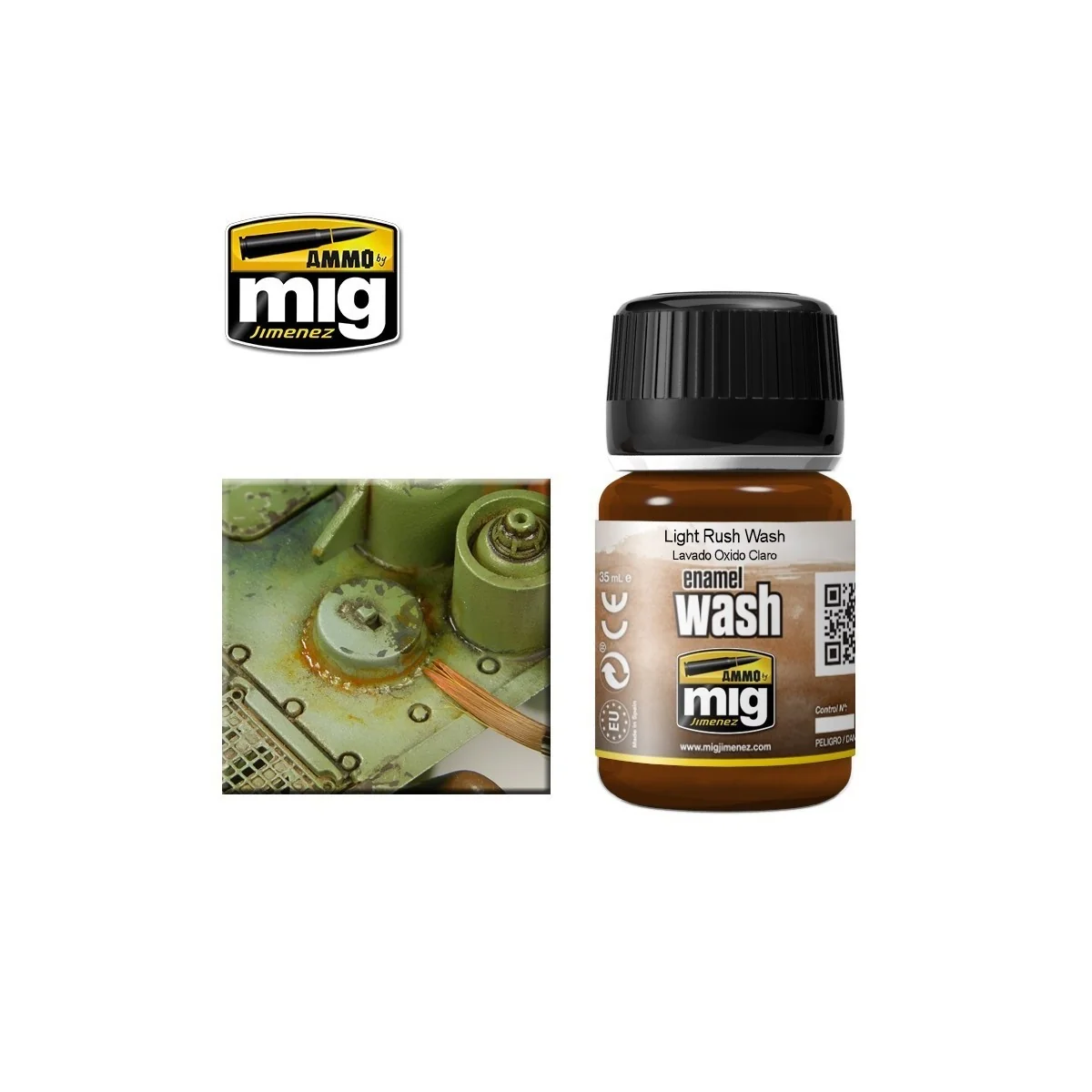 WASH Rouille Claire 35ml Mig AMMO - MIG Jimenez A.MIG-1004 - 1
