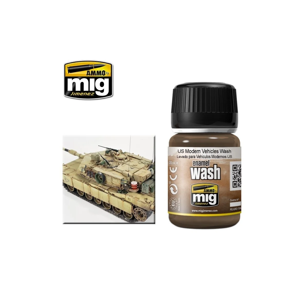 WASH sand for modern vehicles USA 35ml Mig WASH sand for modern vehicles USA 35ml Mig