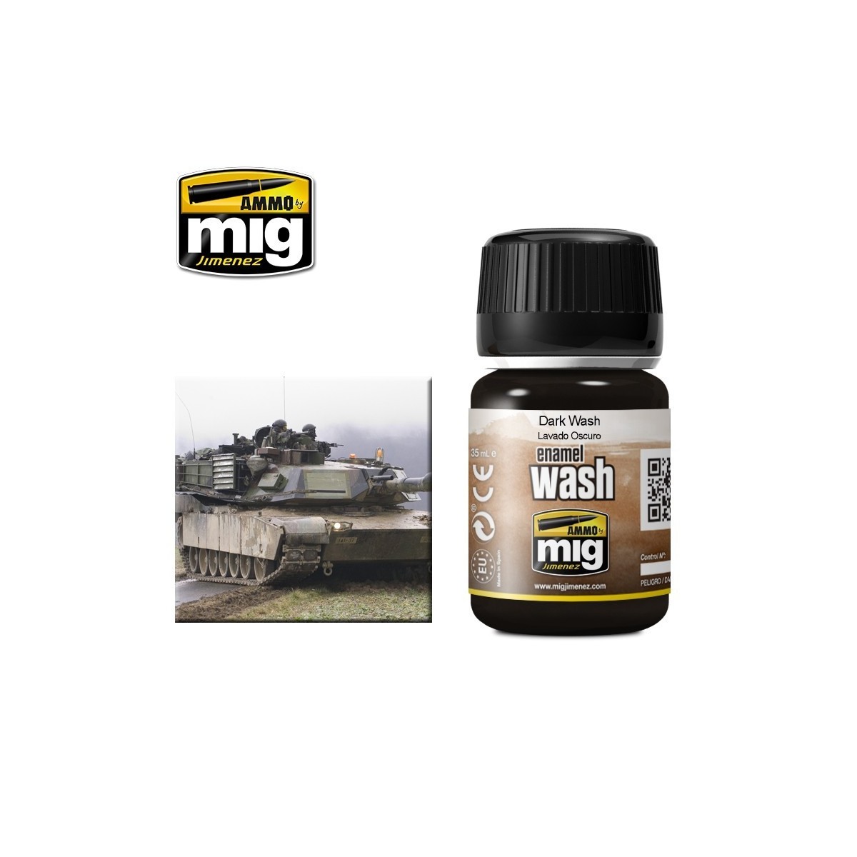 WASH foncé 35ml Mig AMMO - MIG Jimenez A.MIG-1008 - 1