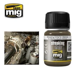 STREAKING Crasse pour intérieurs 35ml Mig AMMO - MIG Jimenez A.MIG-1200 - 1