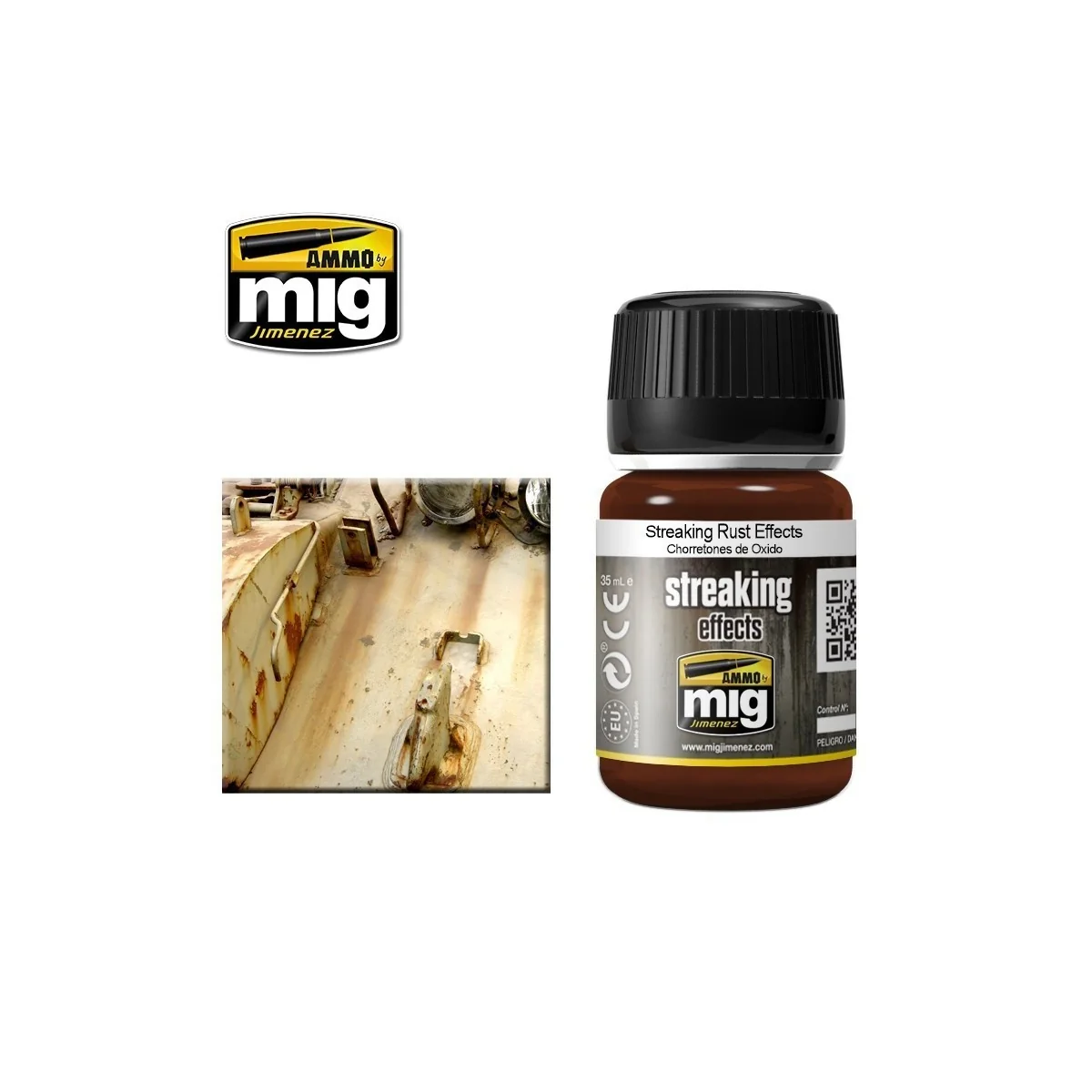 STREAKING Streaked Rust Effects 35ml Mig - A.MIG-1204