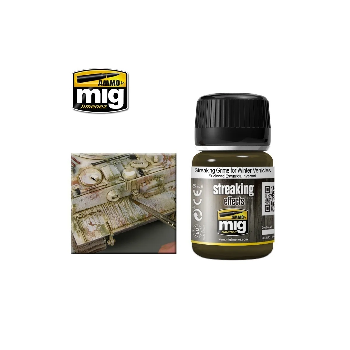 STREAKING Crasse gris claire 35ml Mig AMMO - MIG Jimenez A.MIG-1205 - 1 STREAKING Crasse gris claire 35ml Mig AMMO - MIG Jimenez A.MIG-1205 - 1