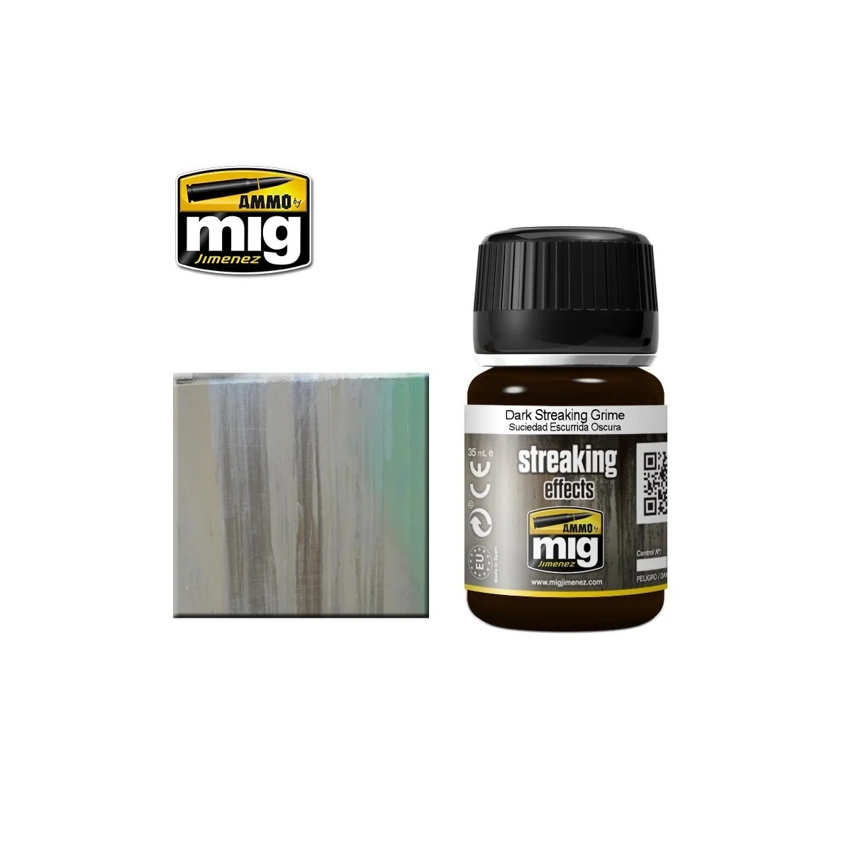 STREAKING Crasse striée Sombre 35ml Mig AMMO - MIG Jimenez A.MIG-1206 - 1