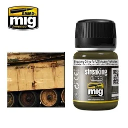 STREAKING Crasse pour les véhicules modernes US 35ml Mig AMMO - MIG Jimenez A.MIG-1207 - 1