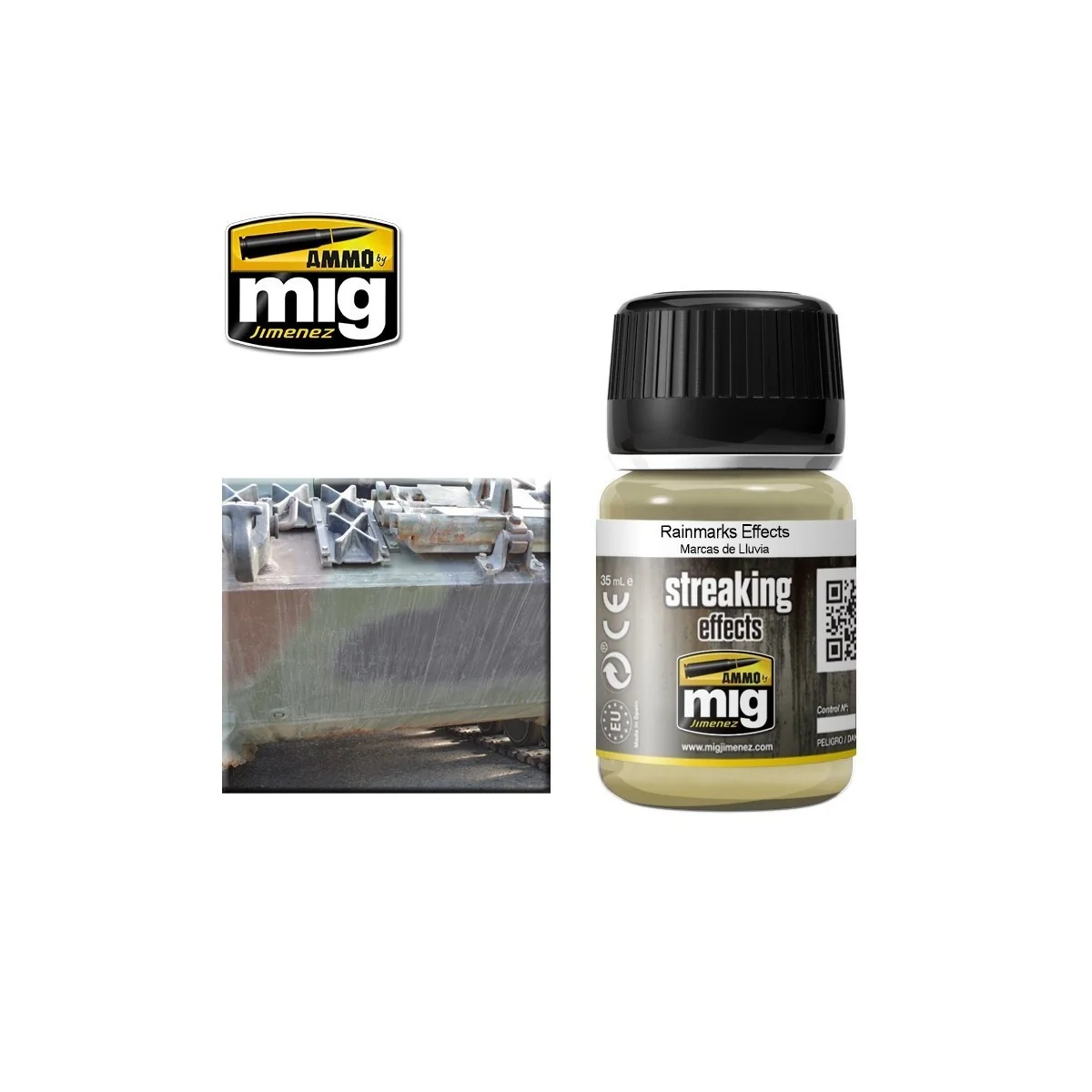 STREAKING Effets marques de pluie 35ml Mig AMMO - MIG Jimenez A.MIG-1208 - 1