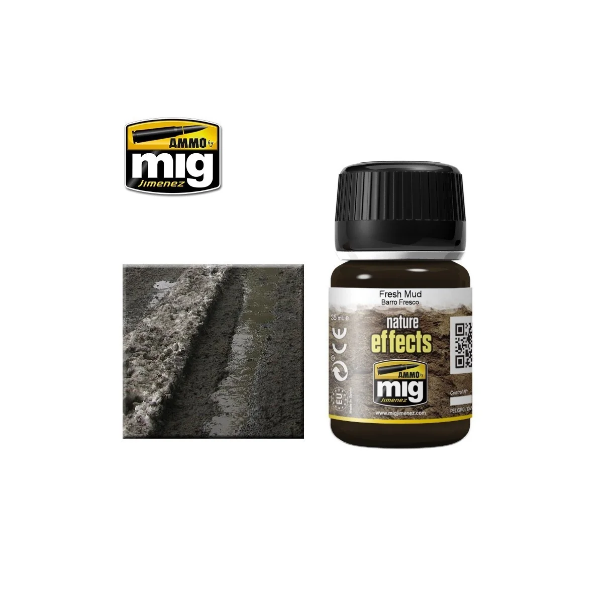 NATURAL EFFECTS Dark Brown Fresh Mud 35ml Mig - A.MIG-1402