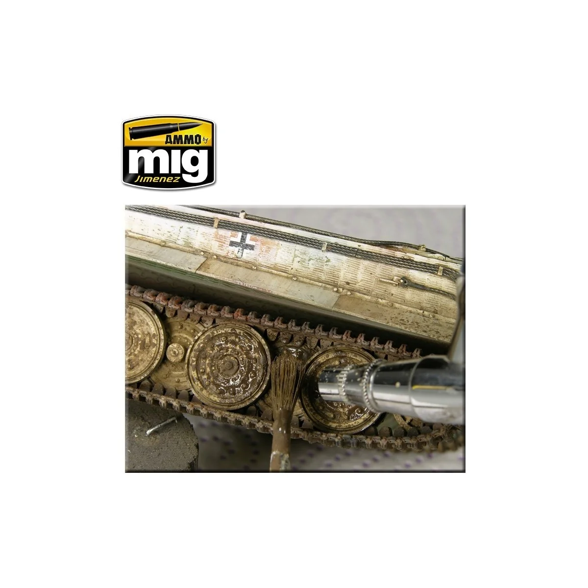 EFFETS NATURE marron foncé boue fraîche 35ml Mig AMMO - MIG Jimenez A.MIG-1402 - 2