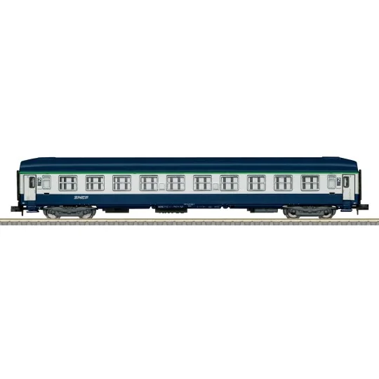 Trix_18467-MiniTrix 18467 Voiture couchettes B9c9x, SNCF, échelle N