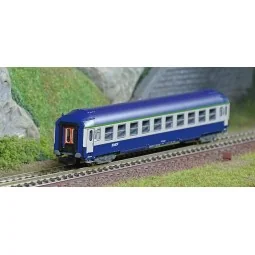 MiniTrix 18467 B9c9x sleeping car, SNCF, N scale - Trix_18467