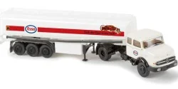 Brekina 81111 Mercedes LS 1620 Tanker Semi-Trailer Truck, ESSO - Sa...